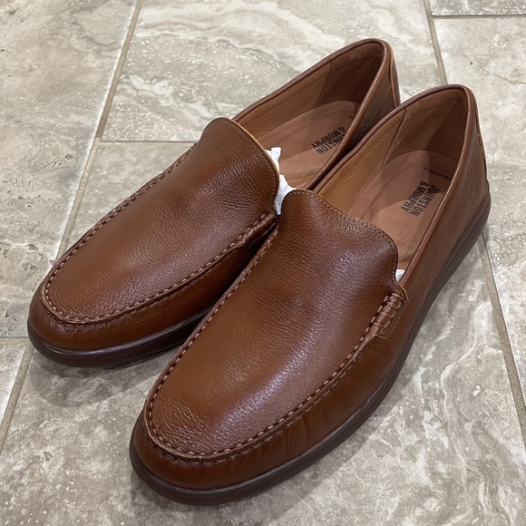 Johnston & Murphy Brannon-Venetian Loafer (Tan Leather) Slip On Shoe sz 12 M - Picture 7 of 12